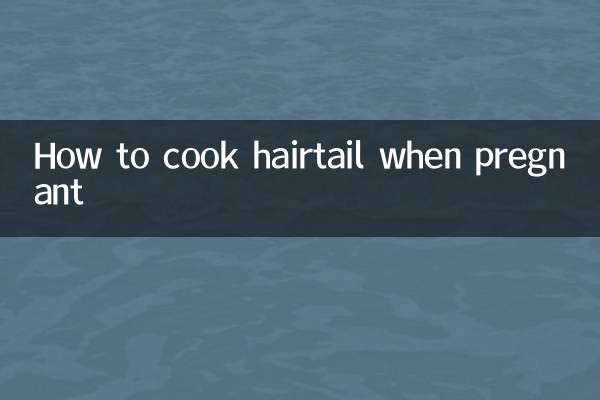 Wie man einen Haarschwanz kocht, wenn man schwanger ist