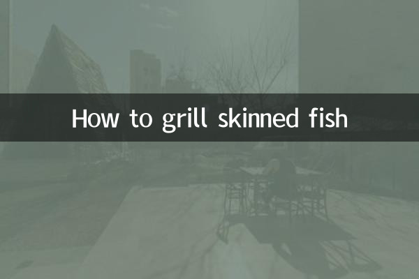 Cómo asar pescado sin piel