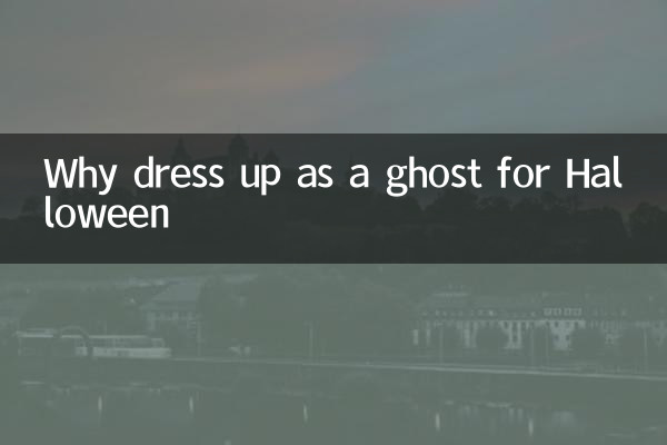 কেন হ্যালোইন জন্য একটি ভূত হিসাবে পোষাক আপ