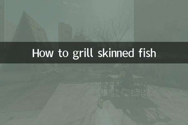 Cómo asar pescado sin piel