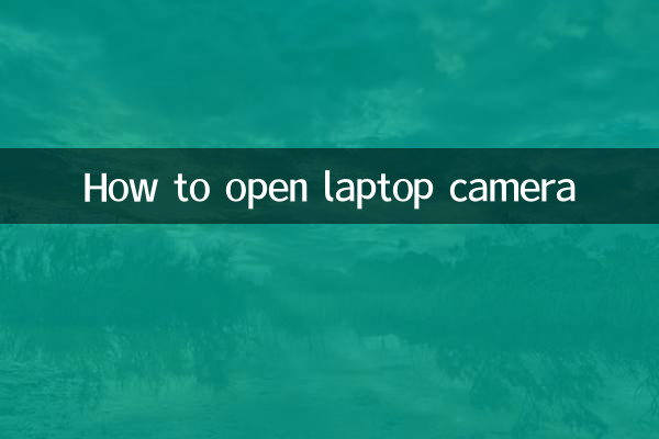 نحوه باز کردن دوربین لپ تاپ