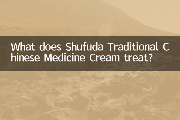 Was behandelt die Shufuda Traditional Chinese Medicine Cream?