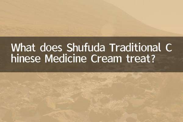 Was behandelt die Shufuda Traditional Chinese Medicine Cream?