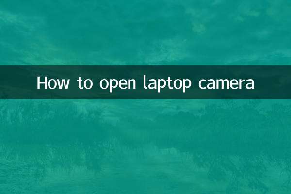 ノートパソコンのカメラを開く方法