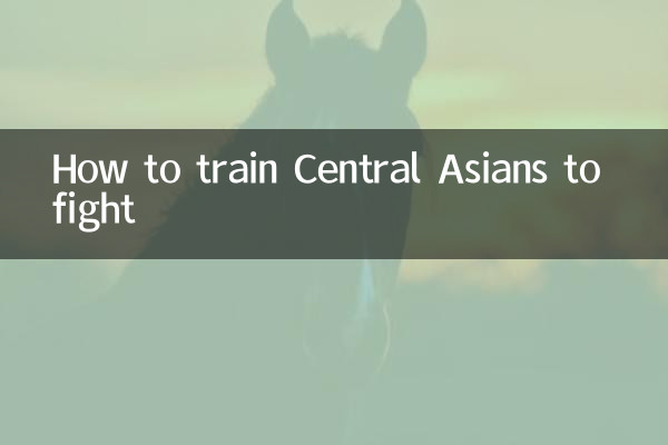 중앙아시아인을 훈련시키는 방법