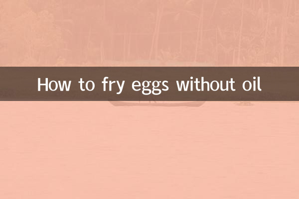 Cómo freír huevos sin aceite