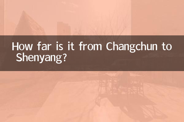 Quelle distance y a-t-il entre Changchun et Shenyang ?