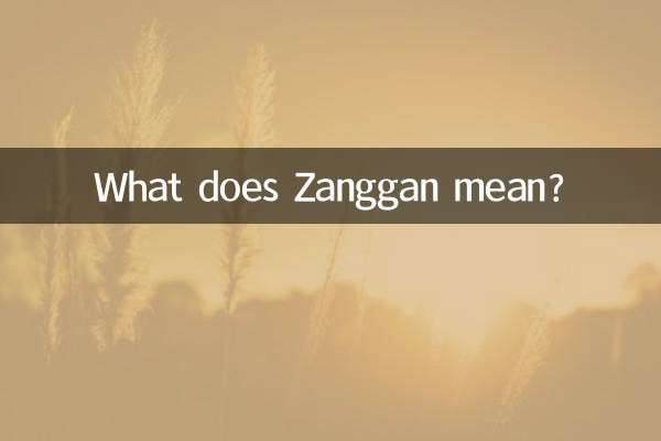 장간은 무슨 뜻인가요?