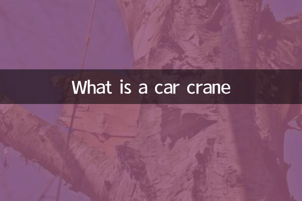 ¿Qué es una grúa para coche?