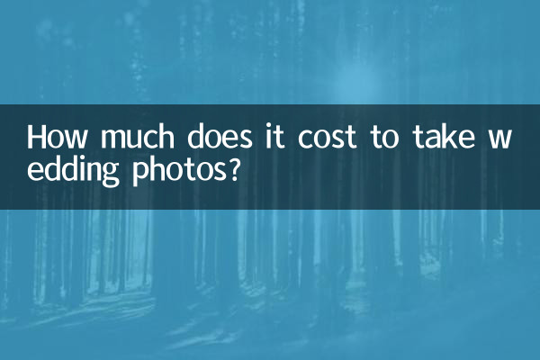 Wie viel kostet es, Hochzeitsfotos zu machen?