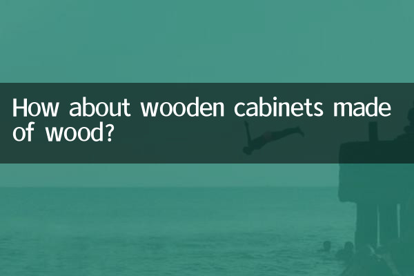 Qu’en est-il des armoires en bois ?