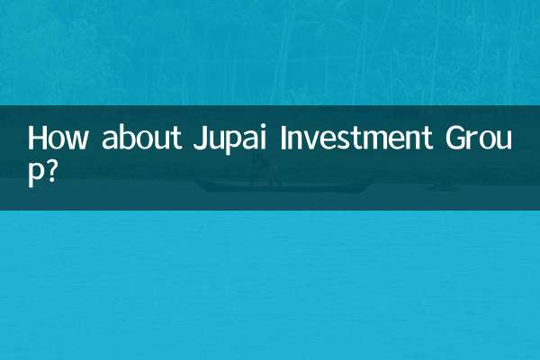 Qu’en est-il du groupe d’investissement Jupai ?
