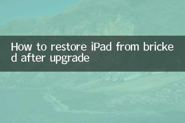 Come ripristinare l'iPad in muratura dopo l'aggiornamento