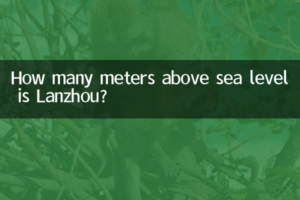 Quantos metros acima do nível do mar fica Lanzhou?