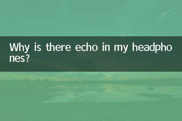 Warum ist ein Echo in meinen Kopfhörern zu hören?