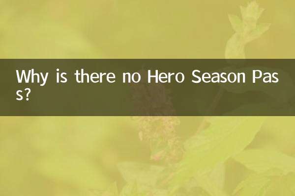 Por que não há passe de temporada de herói?