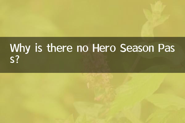 Por que não há passe de temporada de herói?