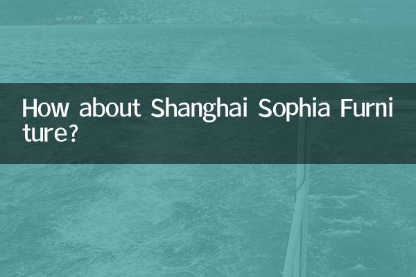 शंघाई सोफिया फर्नीचर के बारे में क्या ख्याल है?