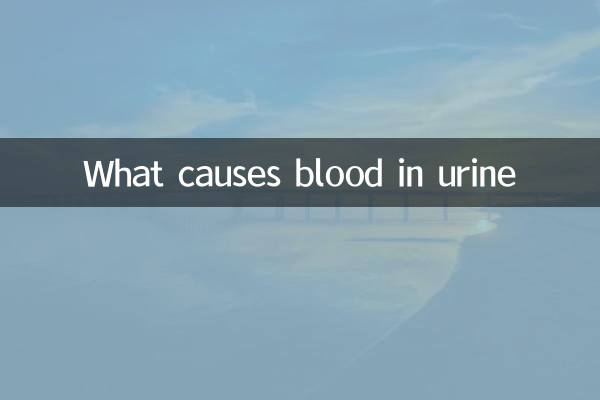 Was verursacht Blut im Urin?