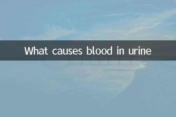 Что вызывает кровь в моче