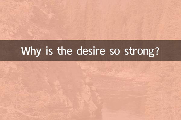 為什麼慾望那麼強