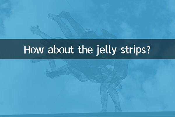 Wie wäre es mit den Geleestreifen?