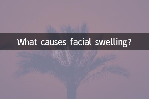 ¿Qué causa la hinchazón facial?