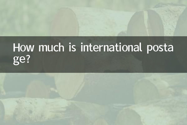 Wie hoch ist der internationale Versand?