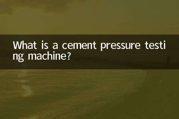 Was ist eine Zementdruckprüfmaschine?