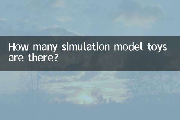 仿真模型玩具多少