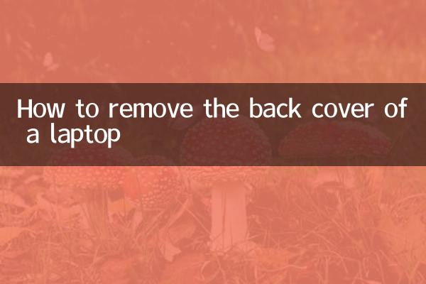 筆記本後蓋怎麼拆