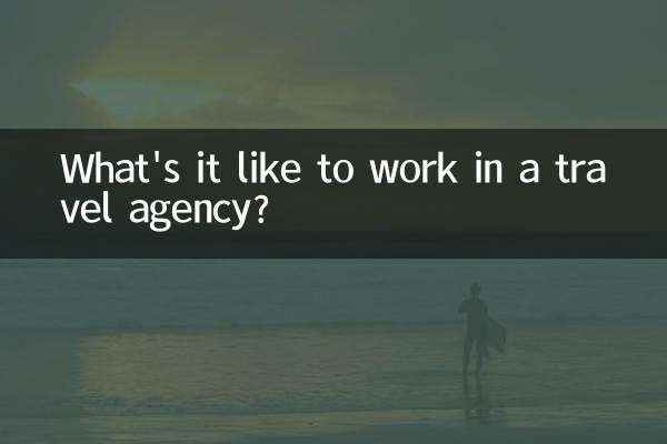 What's it like to work in a travel agency?