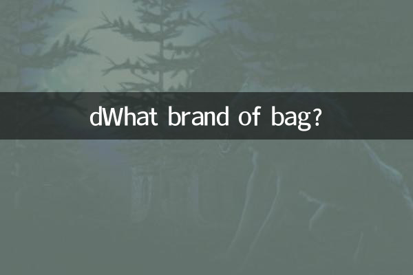 dWhat brand of bag?