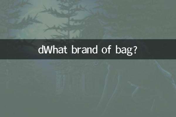 dWhat brand of bag?