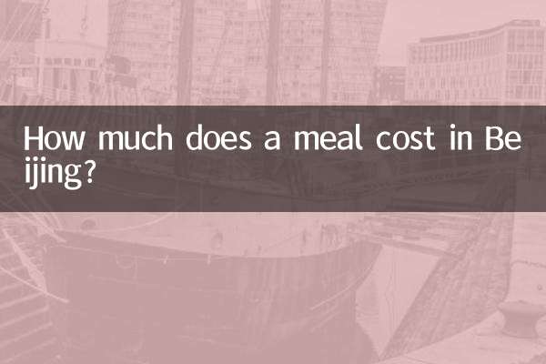 Wie viel kostet eine Mahlzeit in Peking?