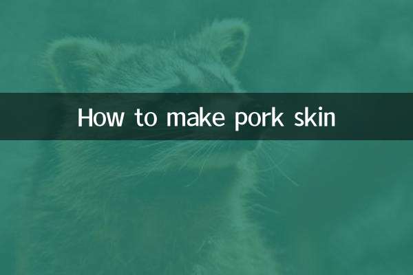 Como fazer pele de porco