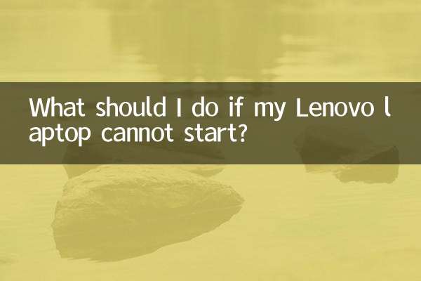 O que devo fazer se meu laptop Lenovo não iniciar?
