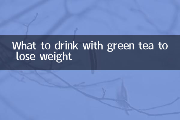 O que beber com chá verde para perder peso