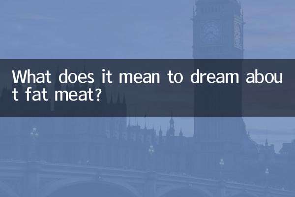 تعبیر خواب گوشت چاق؟