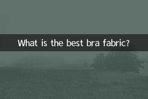 Qual è il miglior tessuto per il reggiseno?