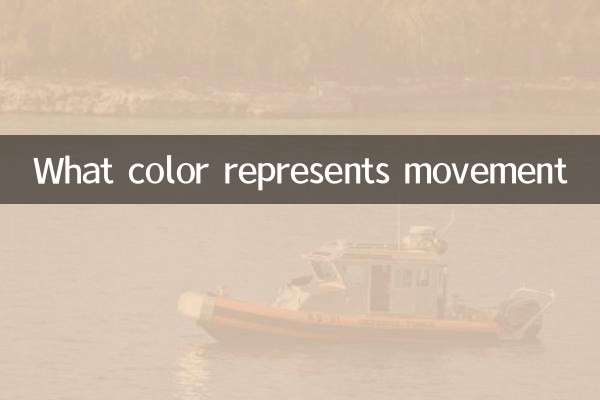 Welche Farbe steht für Bewegung?