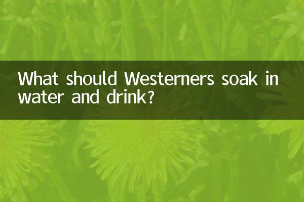 ¿Qué deberían remojar en agua y beber los occidentales?