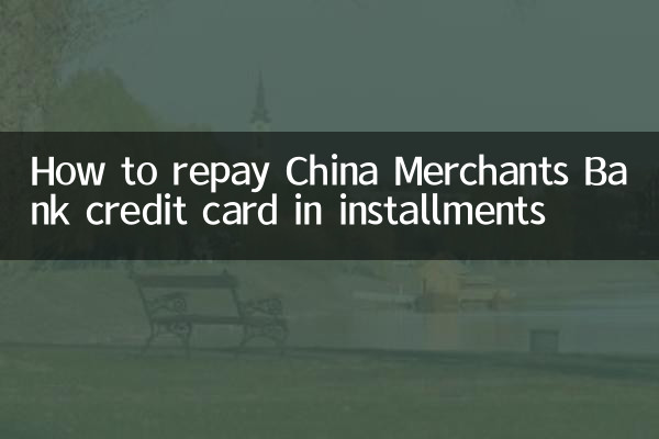 Cómo pagar la tarjeta de crédito de China Merchants Bank en cuotas