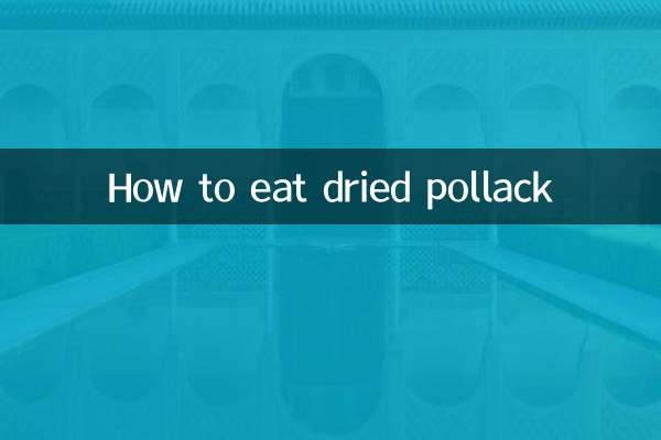 Comment manger du lieu jaune séché