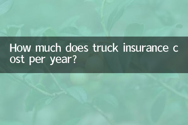 ¿Cuánto cuesta el seguro de camión al año?