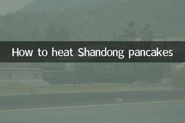Como aquecer panquecas Shandong