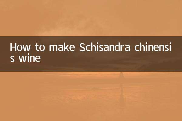 오미자 와인 만드는 법