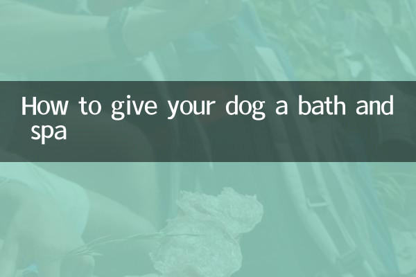 كيف تعطي كلبك حمامًا ومنتجعًا صحيًا