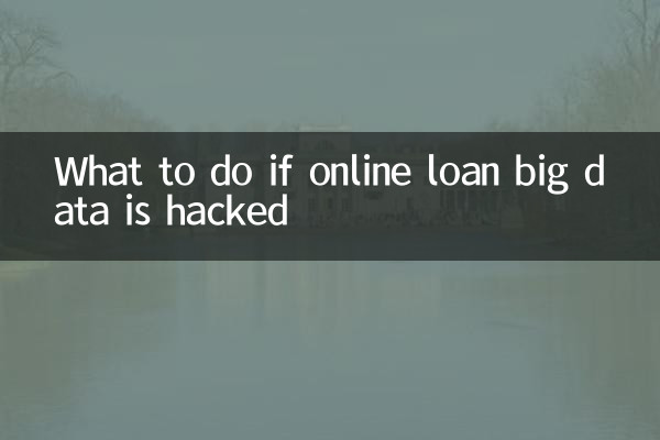 Que faire si le Big Data de prêt en ligne est piraté