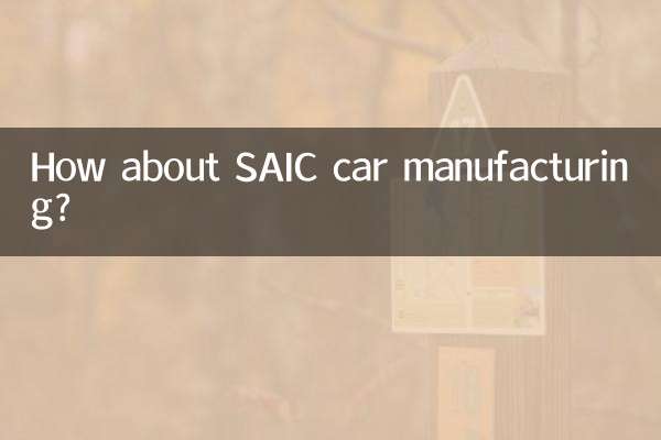 Wie wäre es mit der SAIC-Automobilherstellung?